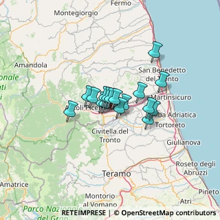 Mappa Strada della Bonifica, 63085 Maltignano AP, Italia (7.90706)