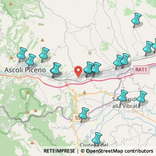 Mappa Zona. Ind. del Tronto, 63100 Ascoli Piceno AP, Italia (5.24176)