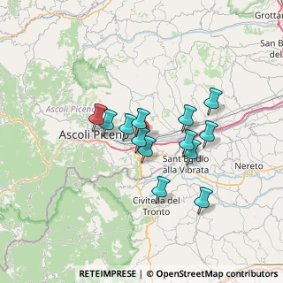 Mappa Zona. Ind. del Tronto, 63100 Ascoli Piceno AP, Italia (5.64462)