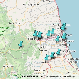 Mappa Via del Commercio, 63100 Ascoli Piceno AP, Italia (14.142)