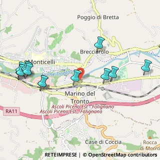 Mappa Via del Commercio, 63100 Ascoli Piceno AP, Italia (1.27769)
