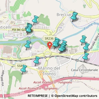 Mappa Via del Commercio, 63100 Ascoli Piceno AP, Italia (0.5215)