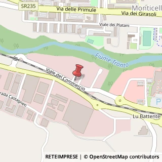 Mappa Via del Commercio, 8, 63100 Ascoli Piceno, Ascoli Piceno (Marche)