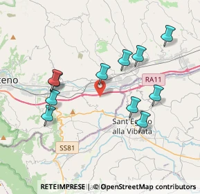 Mappa Via Ancona, 63085 Maltignano AP, Italia (3.89364)