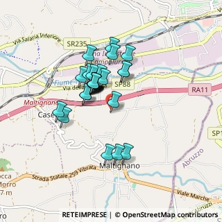 Mappa Via Ancona, 63085 Maltignano AP, Italia (0.70741)