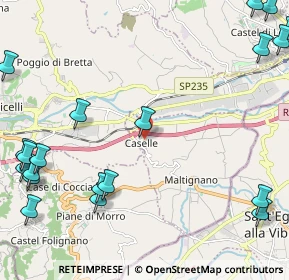 Mappa Piazza Ticino, 63085 Caselle AP, Italia (3.4265)