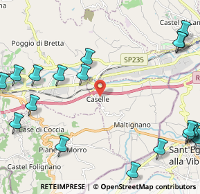 Mappa Piazza Ticino, 63085 Caselle AP, Italia (3.3805)