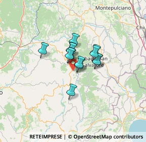 Mappa Via Fonte, 58037 Santa Fiora GR, Italia (7.72923)