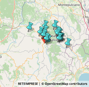 Mappa Via Fonte, 58037 Santa Fiora GR, Italia (8.3765)