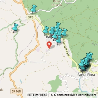 Mappa Via Fonte, 58037 Santa Fiora GR, Italia (1.40769)