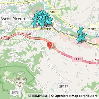 Mappa Frazione, 63100 Ascoli Piceno AP, Italia (1.237)