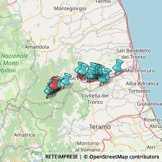 Mappa Frazione, 63100 Ascoli Piceno AP, Italia (9.801)