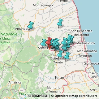 Mappa Frazione, 63100 Ascoli Piceno AP, Italia (9.38056)
