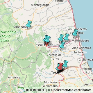 Mappa Frazione, 63100 Ascoli Piceno AP, Italia (16.414)