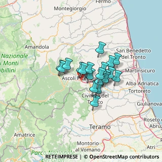 Mappa Frazione, 63100 Ascoli Piceno AP, Italia (9.005)