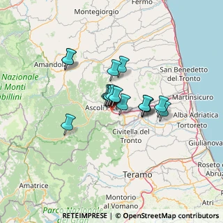 Mappa Frazione, 63100 Ascoli Piceno AP, Italia (9.00118)
