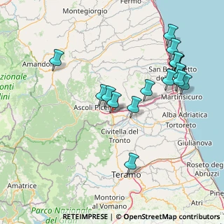 Mappa Via dei Meli, 63100 Ascoli Piceno AP, Italia (17.44471)