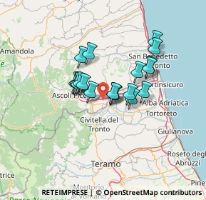 Mappa Via Molino, 63085 Maltignano AP, Italia (10.0845)