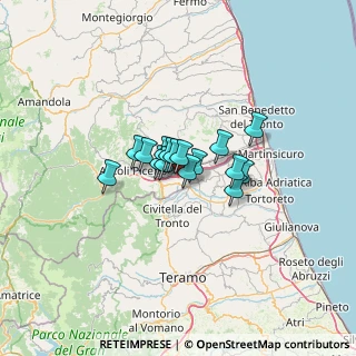 Mappa Via Molino, 63085 Maltignano AP, Italia (7.205)