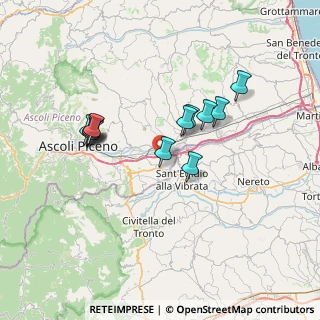 Mappa Via Molino, 63085 Maltignano AP, Italia (6.41417)