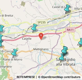 Mappa Via Molino, 63085 Maltignano AP, Italia (3.29692)