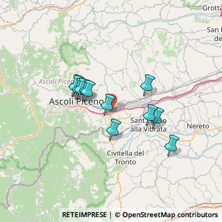 Mappa Raccordo Porto D'Ascoli - Ascoli Piceno, 63100 Ascoli Piceno AP, Italia (5.96417)