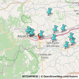 Mappa Raccordo Porto D'Ascoli - Ascoli Piceno, 63100 Ascoli Piceno AP, Italia (8.0175)