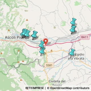 Mappa Raccordo Porto D'Ascoli - Ascoli Piceno, 63100 Ascoli Piceno AP, Italia (4.19667)