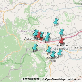 Mappa Via Niccolò Copernico, 63100 Folignano AP, Italia (5.95875)