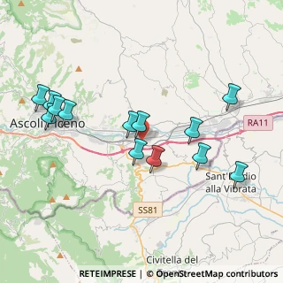 Mappa Via della Conca snc, 63100 Ascoli Piceno AP, Italia (4.19308)