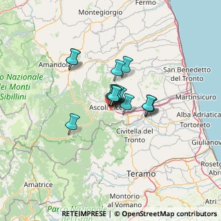 Mappa SP 76 Colle San Marco, 63100 Ascoli Piceno AP, Italia (8.06933)