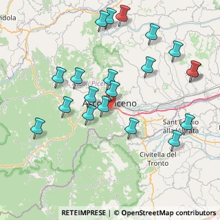 Mappa SP 76 Colle San Marco, 63100 Ascoli Piceno AP, Italia (9.12)