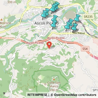 Mappa SP 76 Colle San Marco, 63100 Ascoli Piceno AP, Italia (1.3725)