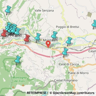 Mappa Strada Piceno Aprutina, 63100 Ascoli Piceno AP, Italia (3.3555)