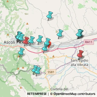 Mappa Via del Cercine, 63100 Ascoli Piceno AP, Italia (4.723)