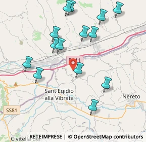 Mappa 64010 Ancarano TE, Italia (4.42571)