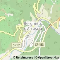 Map Borghetto d'Arroscia