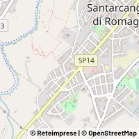 Mapa Santarcangelo di Romagna