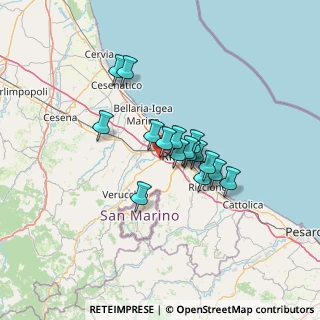 Mappa Via Mavoncello, 47923 Rimini RN, Italia (9.3875)