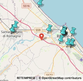 Mappa Via Mavoncello, 47923 Rimini RN, Italia (4.68294)