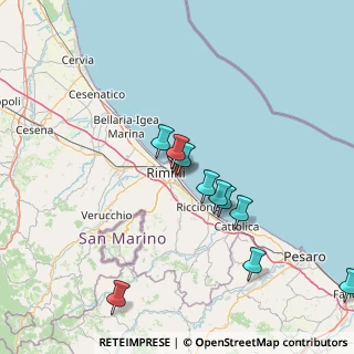 Mappa Viale Regina Elena Nord, 47900 Rimini RN, Italia (13.72455)
