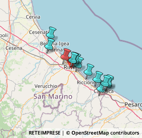 Mappa Via Pleiadi, 47923 Rimini RN, Italia (10.02231)