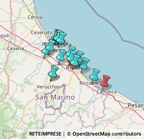 Mappa Via di Mezzo, 47923 Rimini RN, Italia (9.19529)