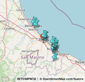 Mappa Via Antonio Bertoloni, 47923 Rimini RN, Italia (9.0625)
