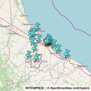 Mappa Via di Mezzo, 47923 Rimini RN, Italia (8.31684)
