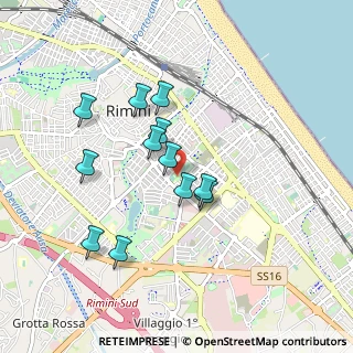 Mappa Via 47923, 47923 Rimini RN, Italia (0.79333)