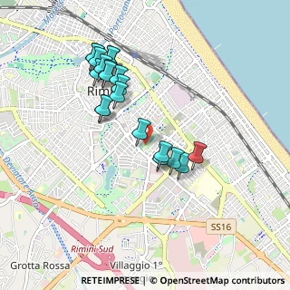 Mappa Via 47923, 47923 Rimini RN, Italia (0.9045)