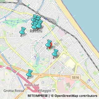 Mappa Via 47923, 47923 Rimini RN, Italia (1.07867)