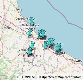 Mappa Via 47923, 47923 Rimini RN, Italia (9.55389)