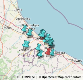 Mappa Via 47923, 47923 Rimini RN, Italia (9.105)